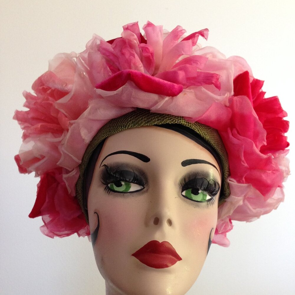 Mr. John Boutique Lady's Vintage  Floral Hat